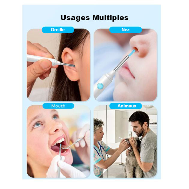 NETTOYEUR D'OREILLE INTELLIGENT HD - PROTEGEZ VOTRE AUDITION